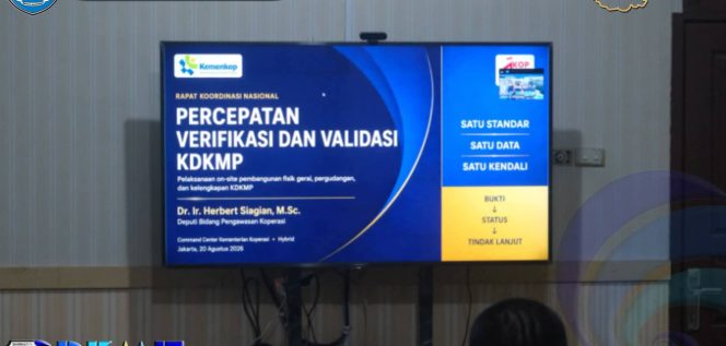 
					Rakor Daring Bahas Kesiapan Gerai dan Gudang KDKMP di OKU Selatan  ‎